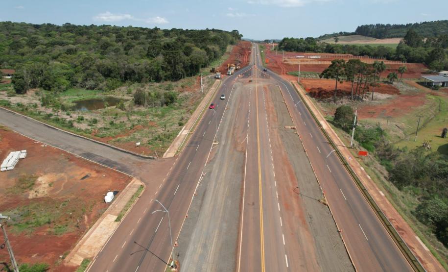 PRC-466 duplicação em concreto entre Pitanga e Turvo