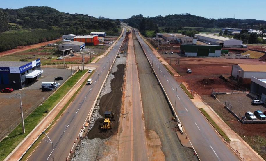 PRC-466 duplicação em concreto entre Pitanga e Turvo