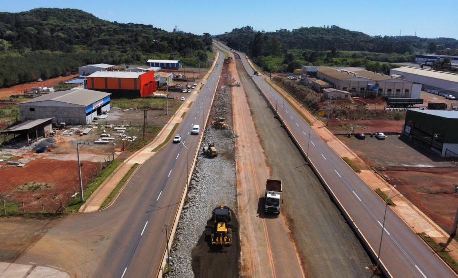 PRC-466 duplicação em concreto entre Pitanga e Turvo