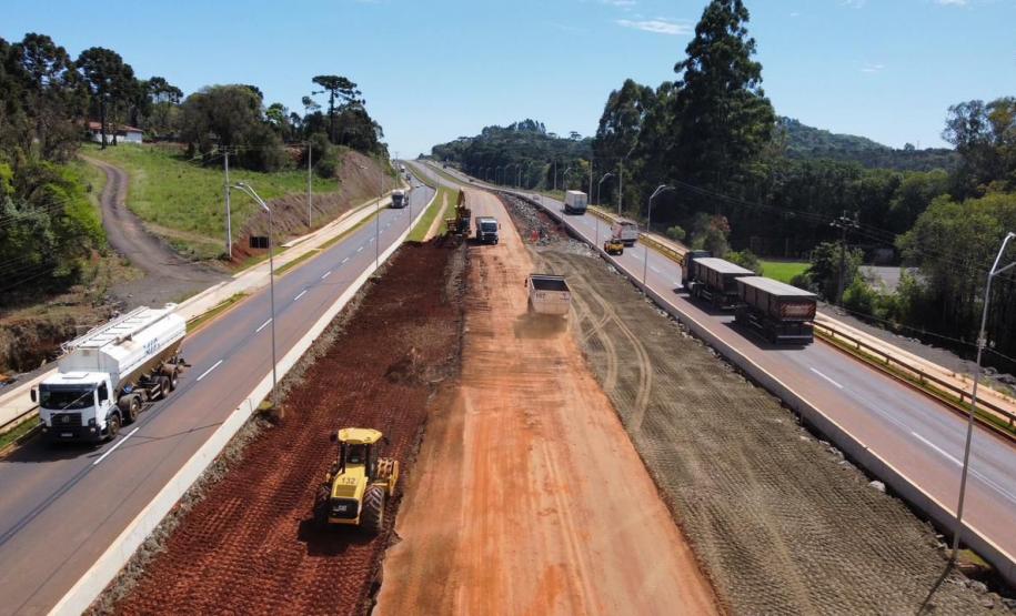 PRC-466 duplicação em concreto entre Pitanga e Turvo