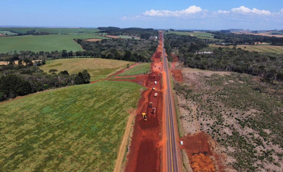 PRC-466 duplicação em concreto entre Pitanga e Turvo