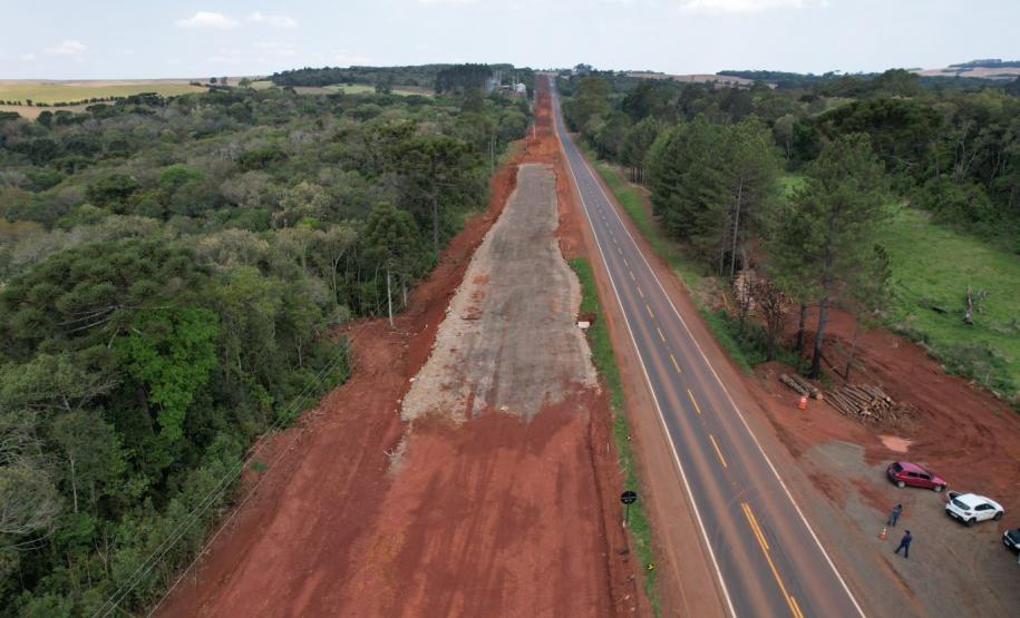 PRC-466 duplicação em concreto entre Pitanga e Turvo