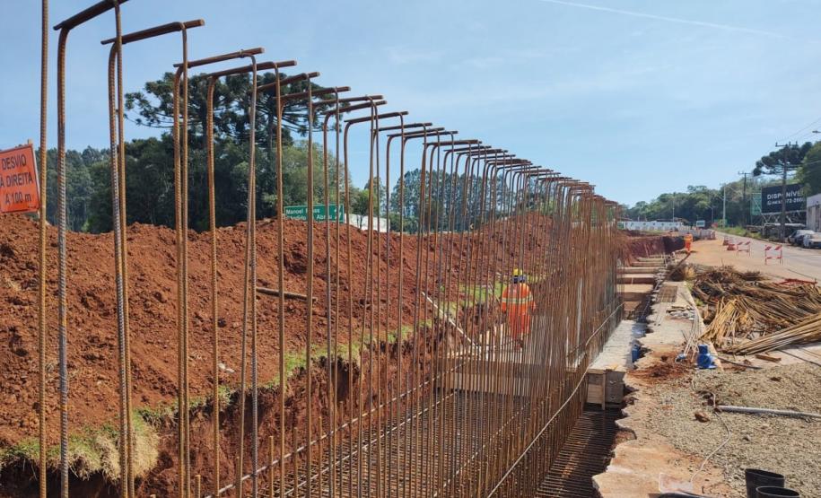 PRC-466 duplicação em concreto entre Pitanga e Turvo