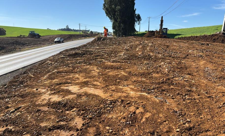 PRC-466 entre Turvo e Palmeirinha