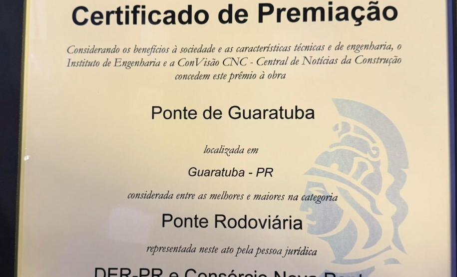 Premiação da Ponte de Guaratuba