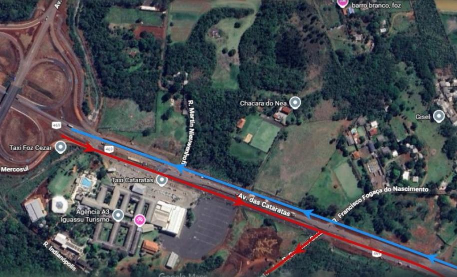 Viaduto Perimetral x BR-469 - desvios vias marginais