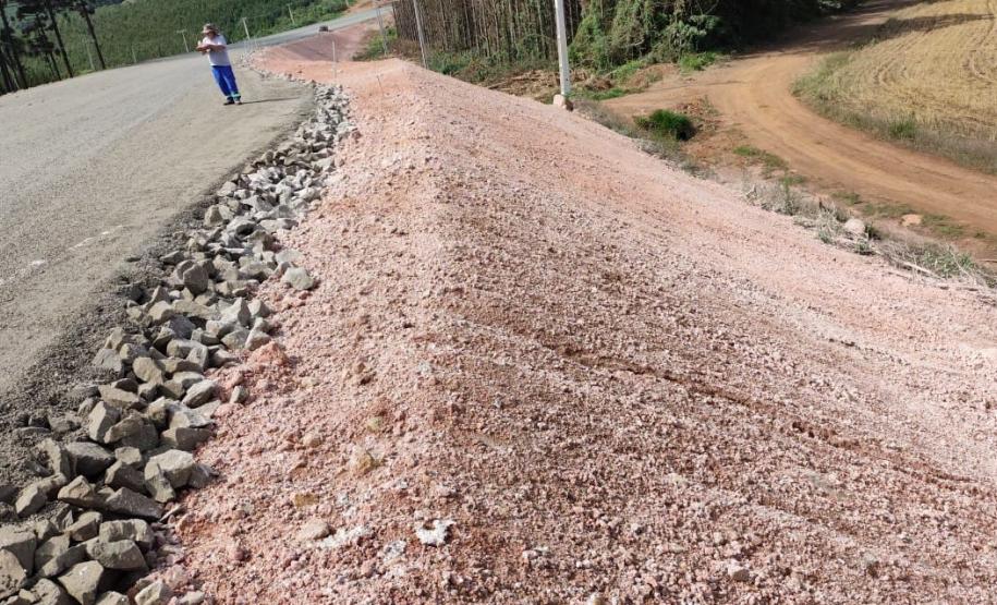 PR-160 entre Imbaú e Reserva - obra inacabada