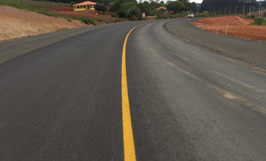 PR-160 entre Imbaú e Reserva - obra inacabada