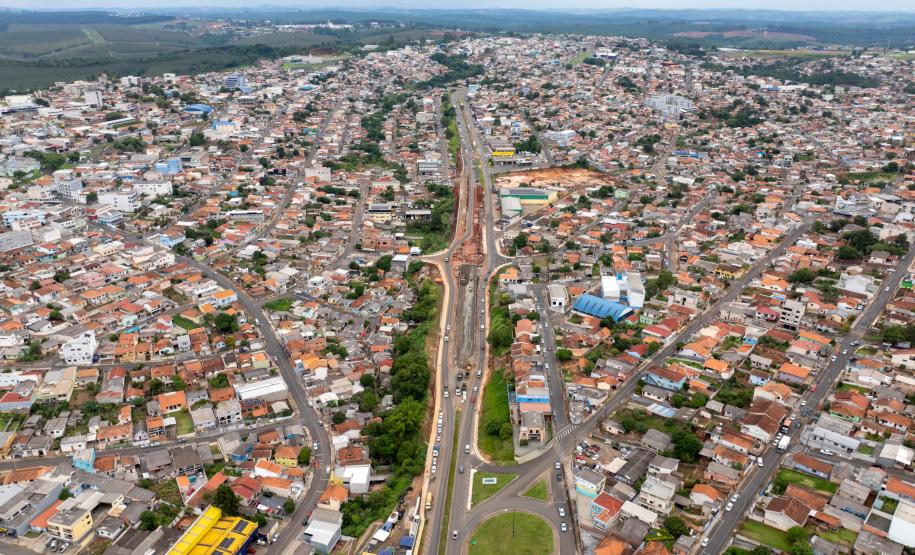 PR-160 trincheira em Telêmaco Borba