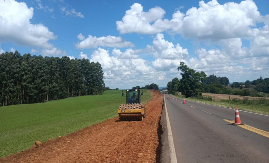 PR-180 serviços de terraplenagem entre Francisco Beltrão e Dois Vizinhos