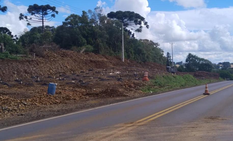 PRC-466 entre Turvo e Palmeirinha