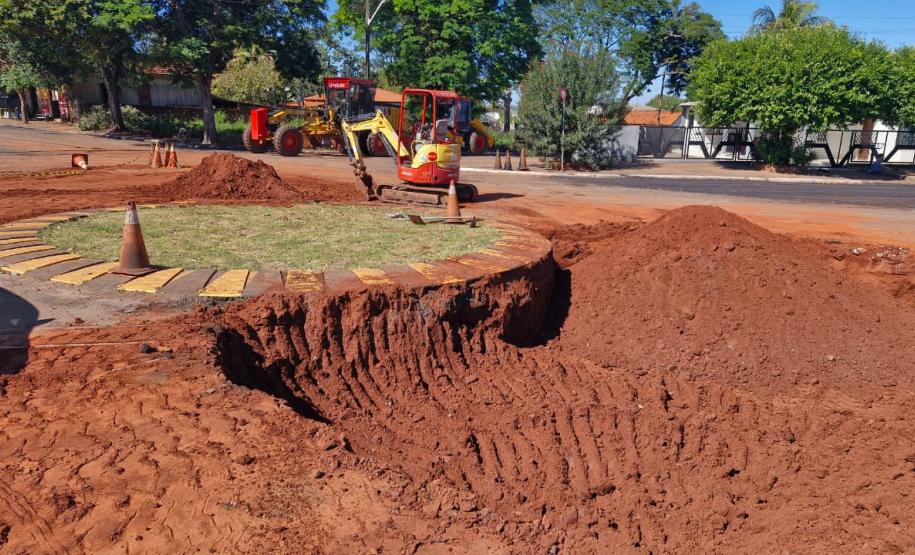 Vias municipais de Tamboara recuperadas pelo DER/PR