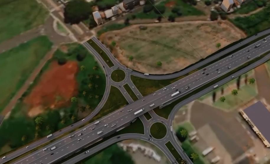 Maquete do Contorno Sul de Maringá