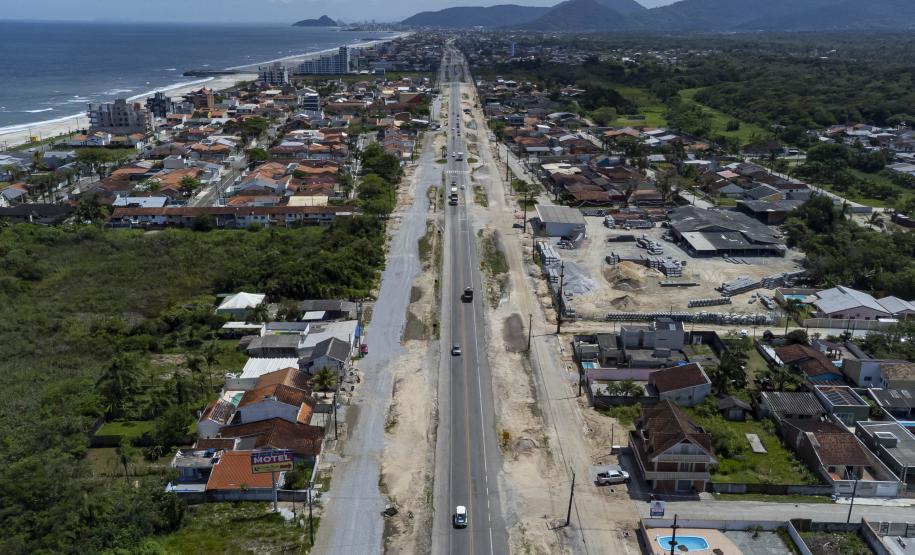Duplicação da PR-412 entre Matinhos e Praia de Leste