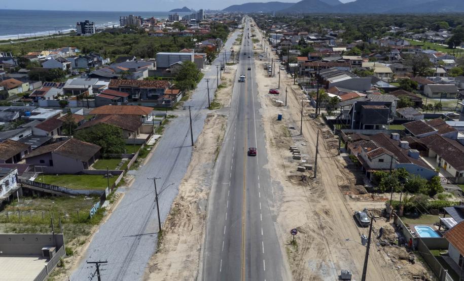 Duplicação da PR-412 entre Matinhos e Praia de Leste
