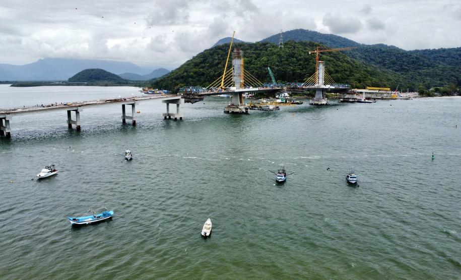Duplicação da Ponte de Guaratuba chega a 85%