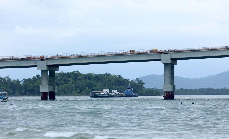 Duplicação da Ponte de Guaratuba chega a 85%