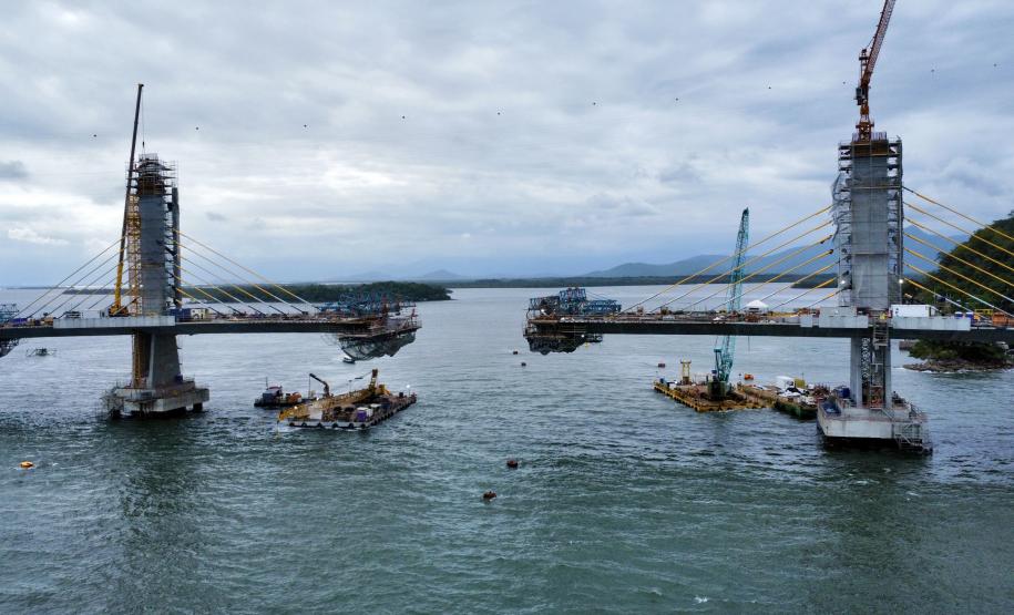 Duplicação da Ponte de Guaratuba chega a 85%
