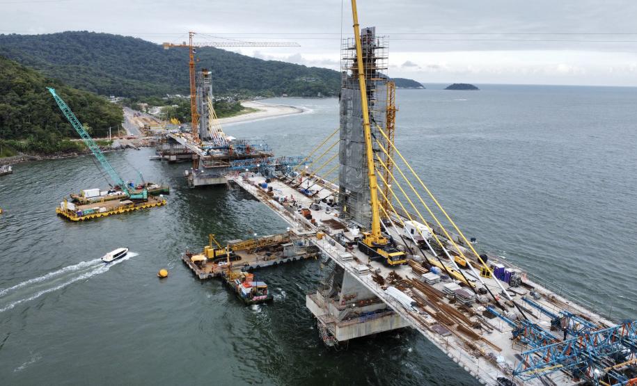 Duplicação da Ponte de Guaratuba chega a 85%