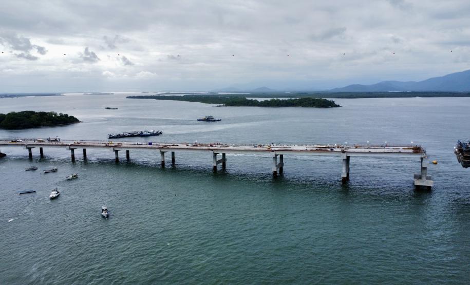 Duplicação da Ponte de Guaratuba chega a 85%