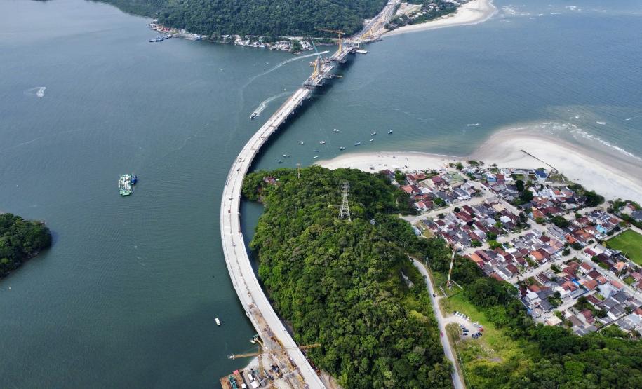 Duplicação da Ponte de Guaratuba chega a 85%