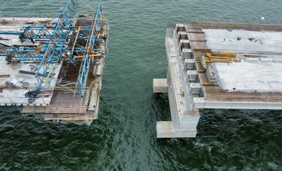 Duplicação da Ponte de Guaratuba chega a 85%