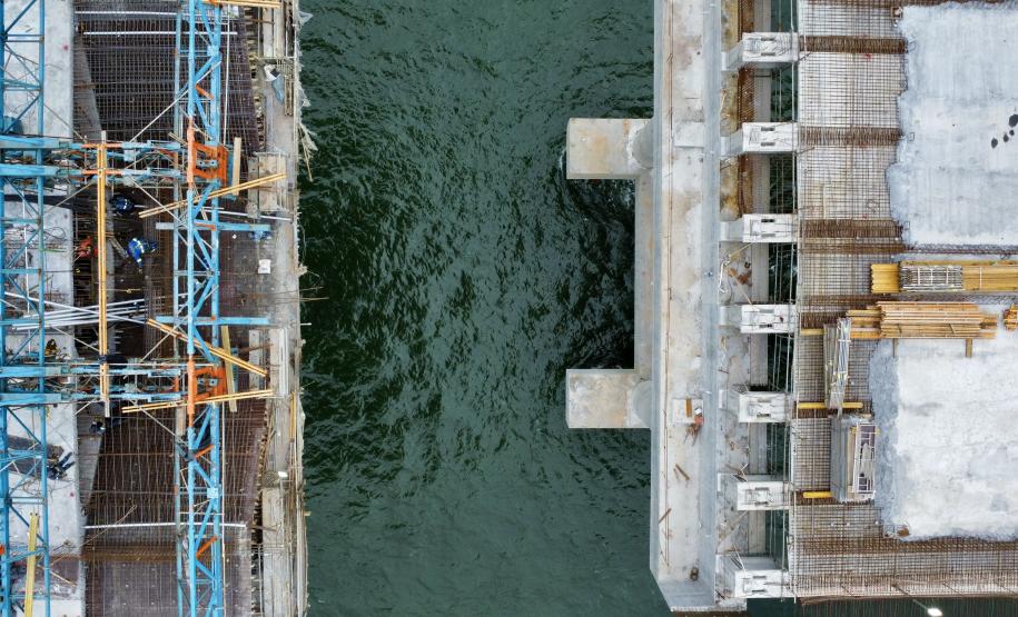 Duplicação da Ponte de Guaratuba chega a 85%