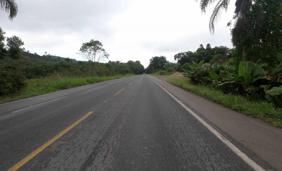 PR-412 entre Santa Catarina e Guaratuba