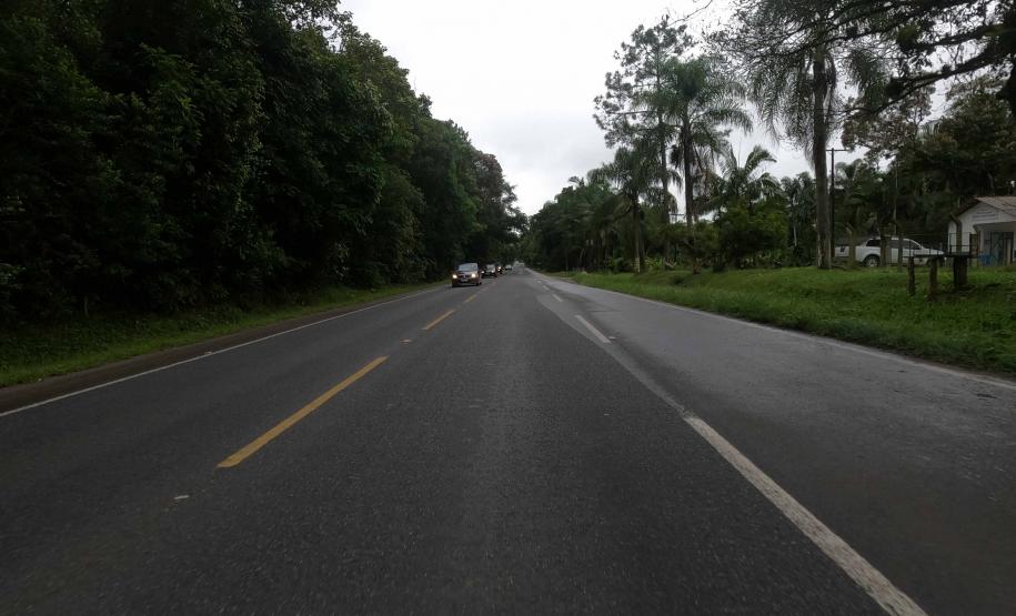 PR-412 entre Santa Catarina e Guaratuba