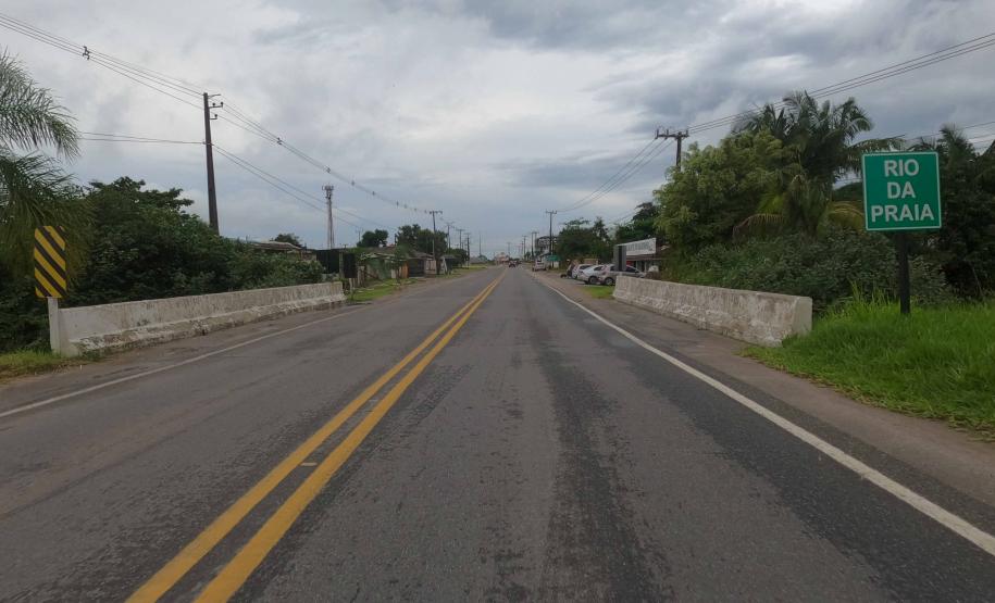 PR-412 entre Santa Catarina e Guaratuba