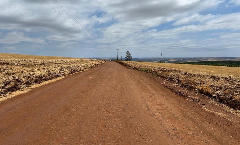PR-436 em Ibaiti, trecho que será pavimentado