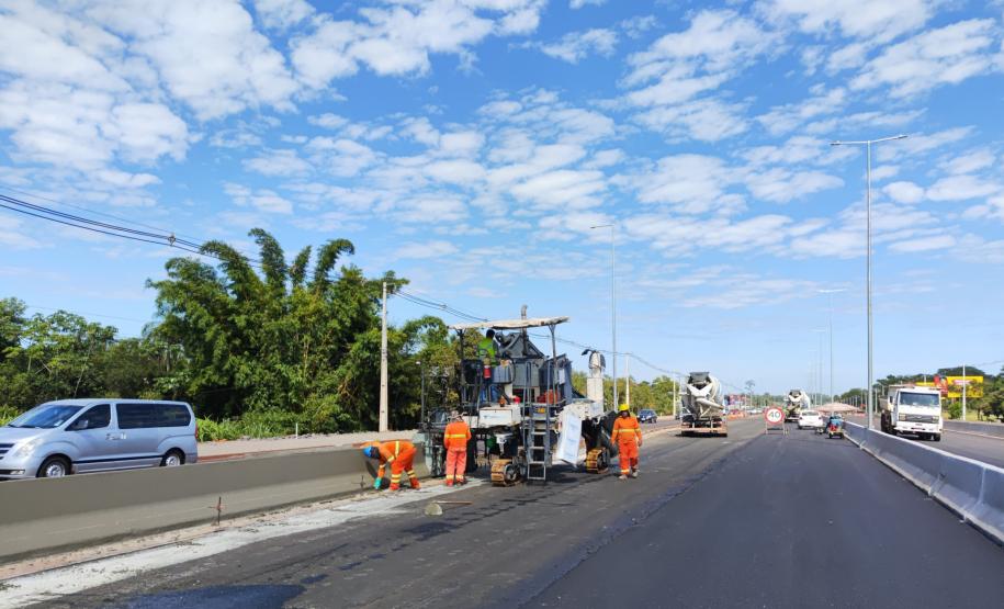Duplicação da BR-469 chega a 78%