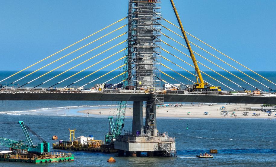 Ponte de Guaratuba chega a 88% de execução