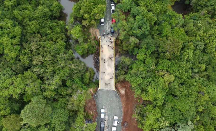 Ponte sobre o Rio São João em Prudentópolis