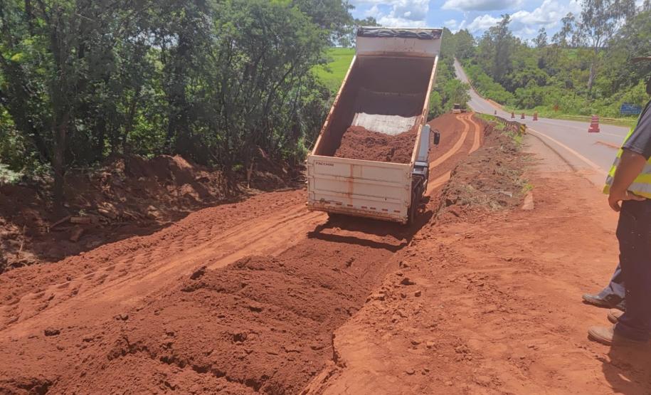 PR-082 recuperação de aterro em Cidade Gaúcha