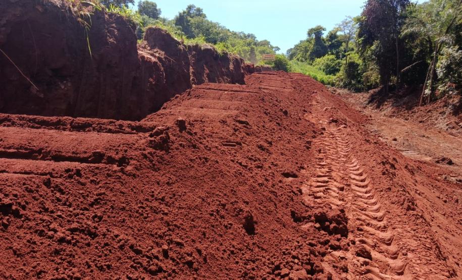 PR-082 recuperação de aterro em Cidade Gaúcha
