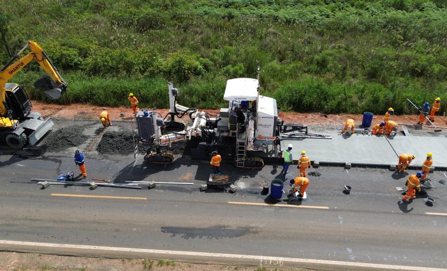 PR-151 restauração e ampliação em concreto entre Ponta Grossa e Palmeira