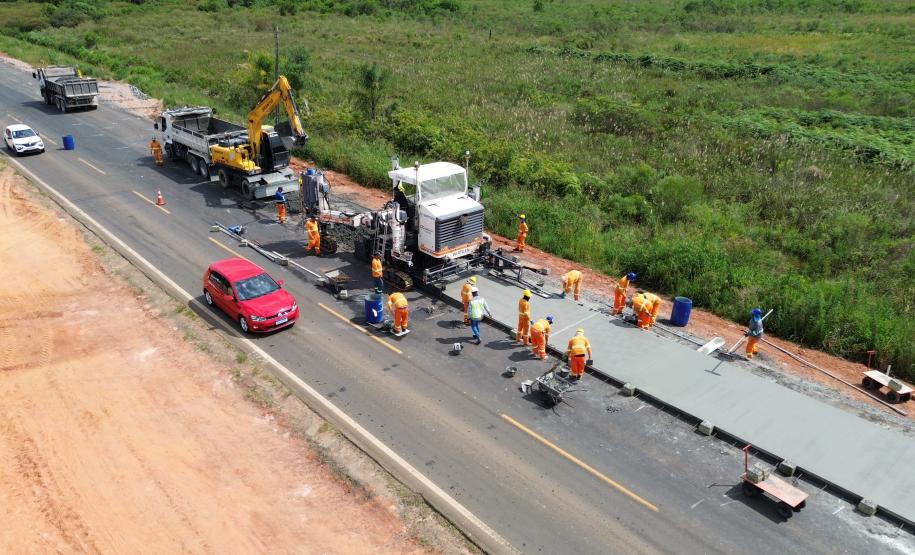 PR-151 restauração e ampliação em concreto entre Ponta Grossa e Palmeira