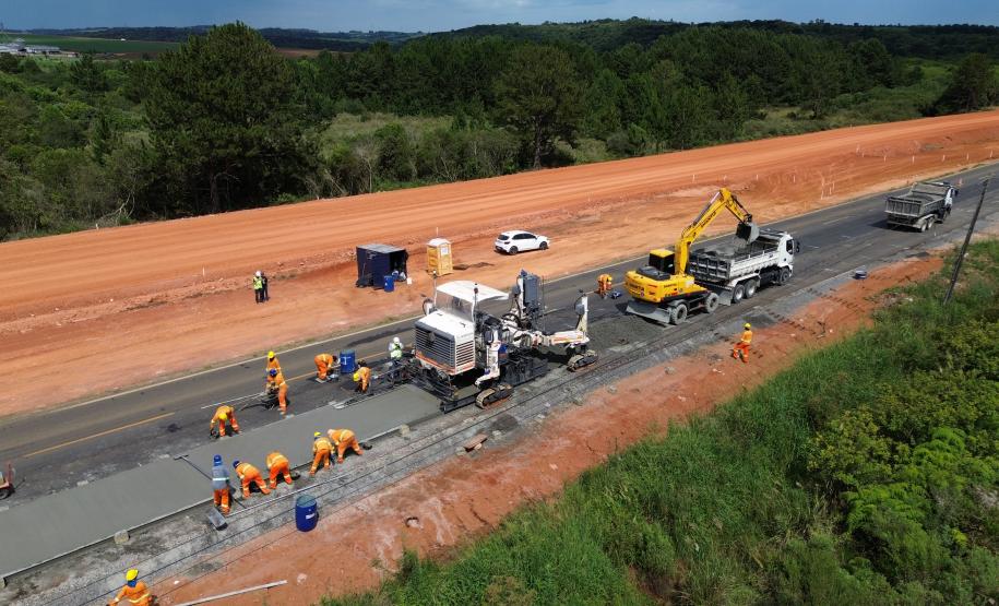 PR-151 restauração e ampliação em concreto entre Ponta Grossa e Palmeira