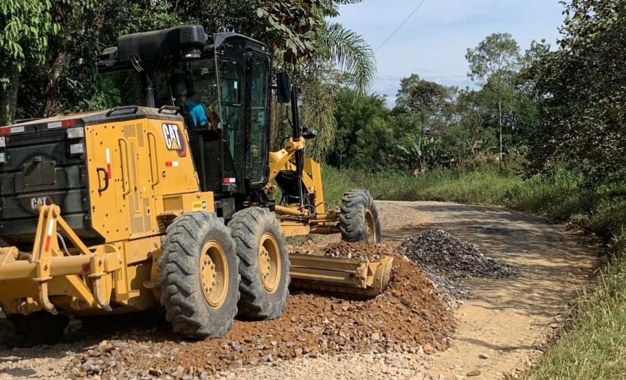 PR-405 conservação não-pavimentada em Guaraqueçaba