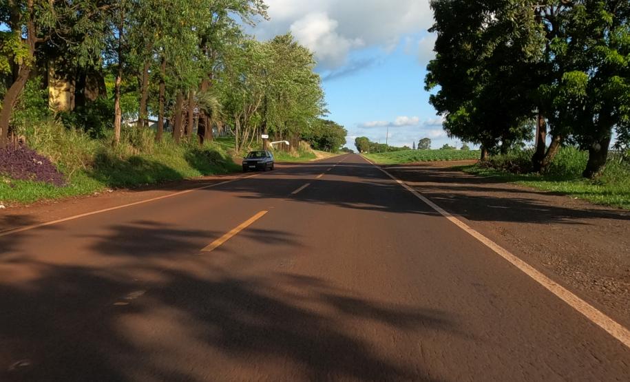 PR-495 local do novo trevo de Medianeira