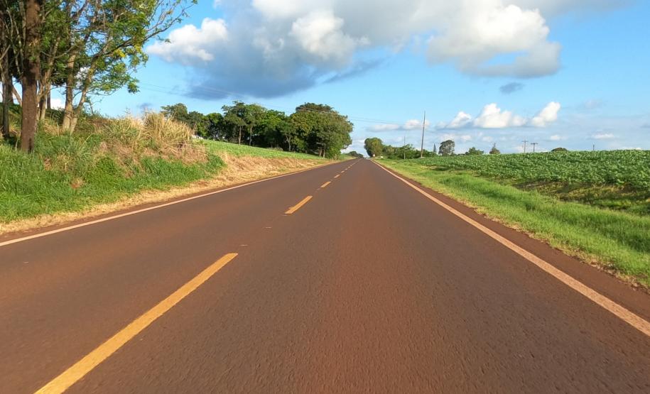 PR-495 local do novo trevo de Medianeira