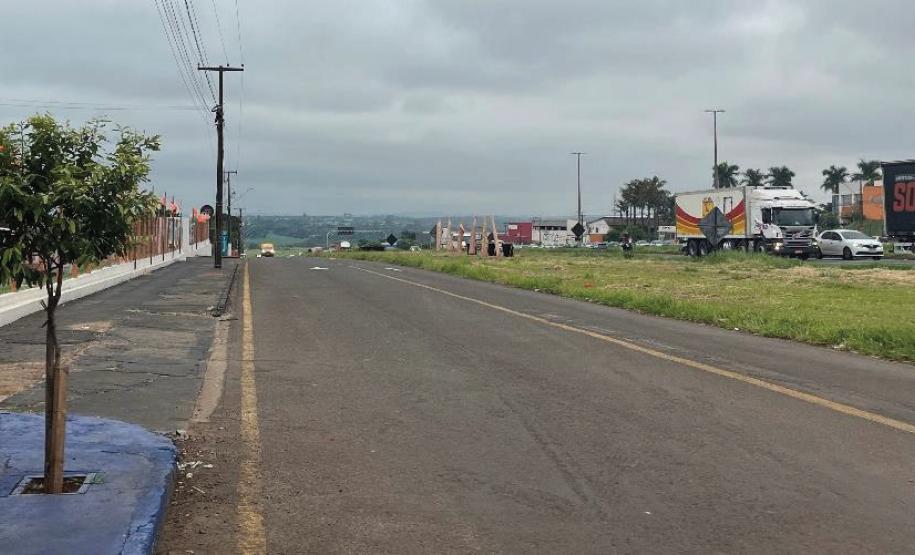 Trevo da BR-369 com a Rua Esperança em Cambé