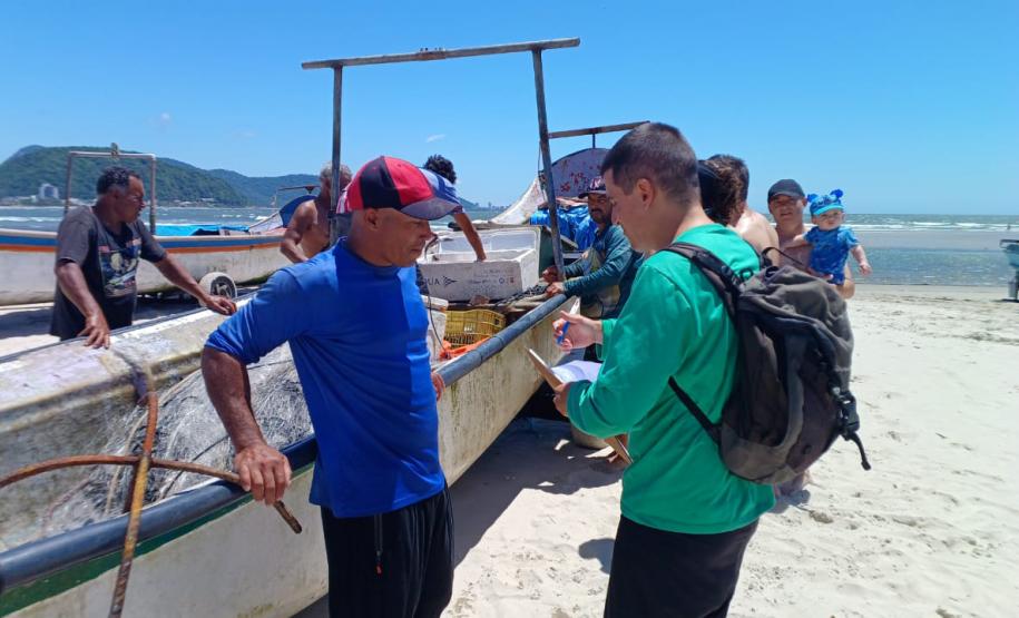Acompanhamento técnico da atividade pesqueira na Baía de Guaratuba