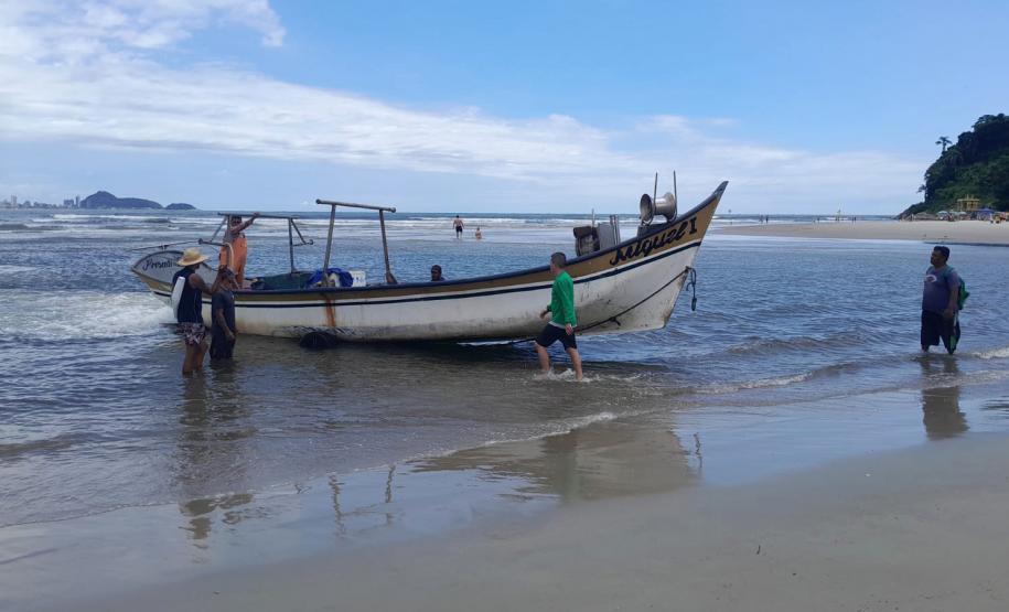Acompanhamento técnico da atividade pesqueira na Baía de Guaratuba