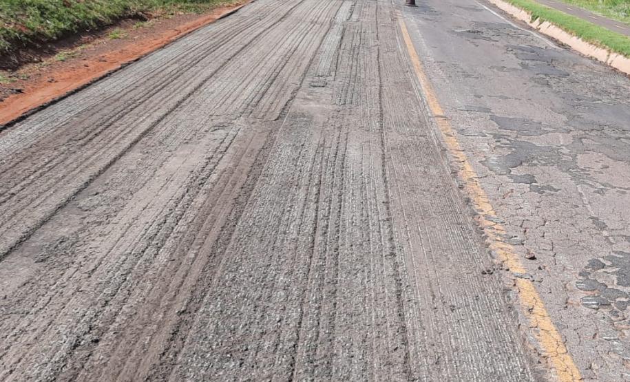 Fresagem de rodovias estaduais