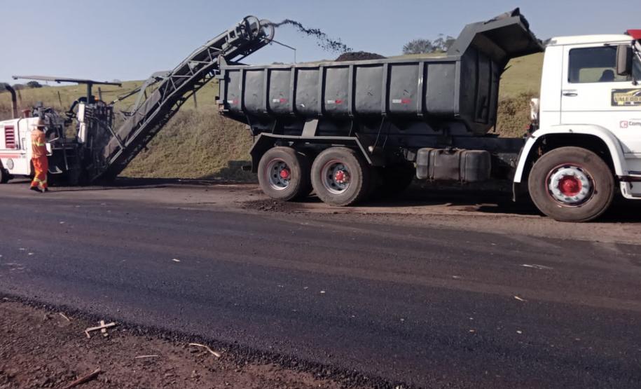 Fresagem de rodovias estaduais