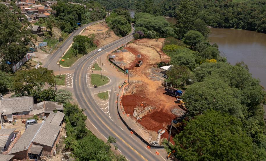 PR-160 obra de novo viaduto em Telêmaco Borba