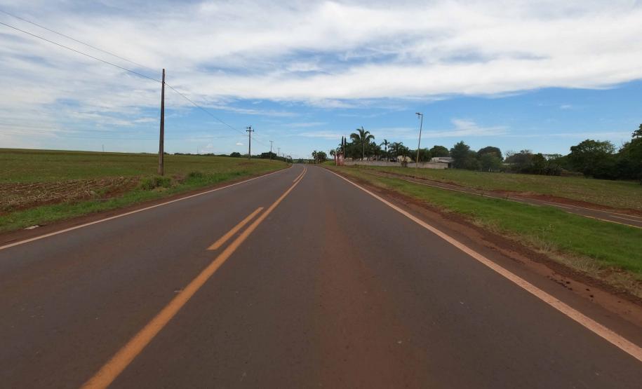 PR-495 em Pato Bragado, local do novo trevo