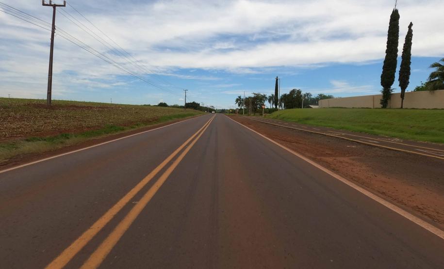 PR-495 em Pato Bragado, local do novo trevo